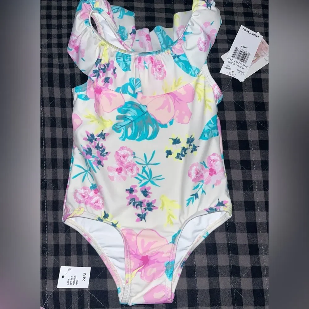 Jessica Simpson Girls Bathing Suit Set